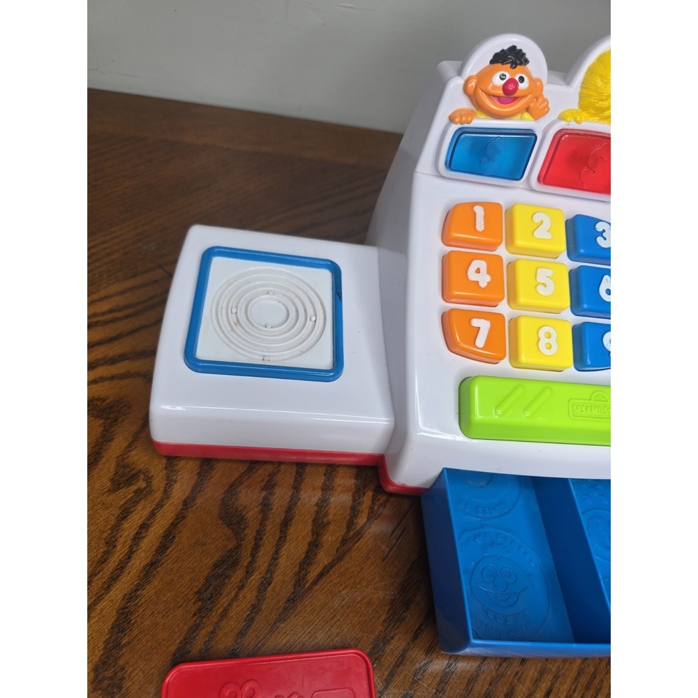 TYCO Sesame Street Count N Play Elmo Cash Register Pretend Vintage 1998 WORKS - Picture 5 of 9